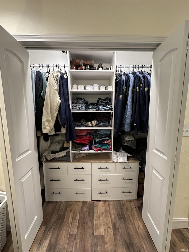 view of closet