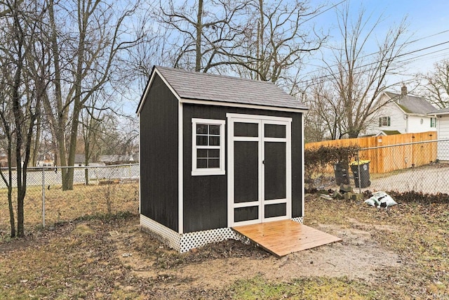 view of outbuilding