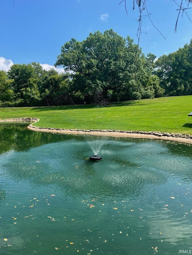 view of water feature