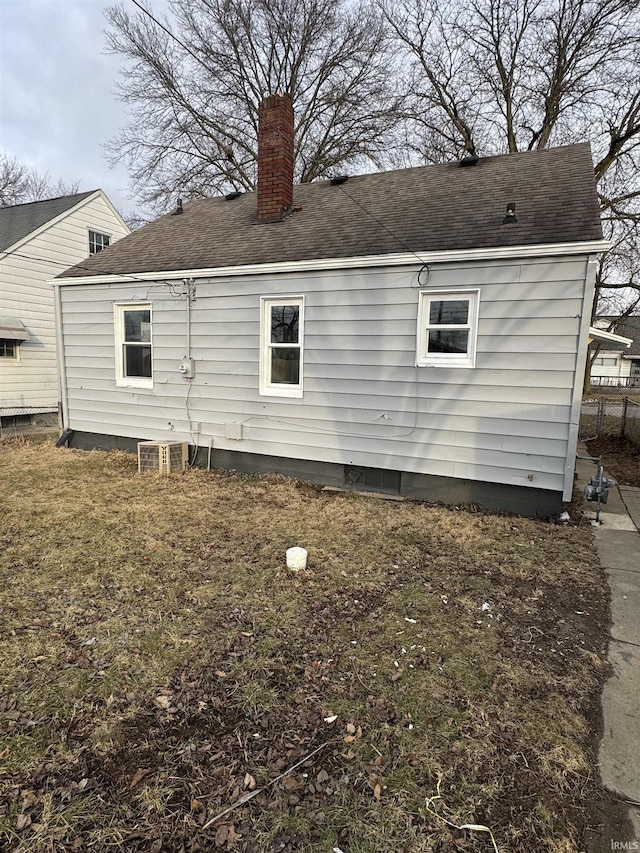 view of rear view of property