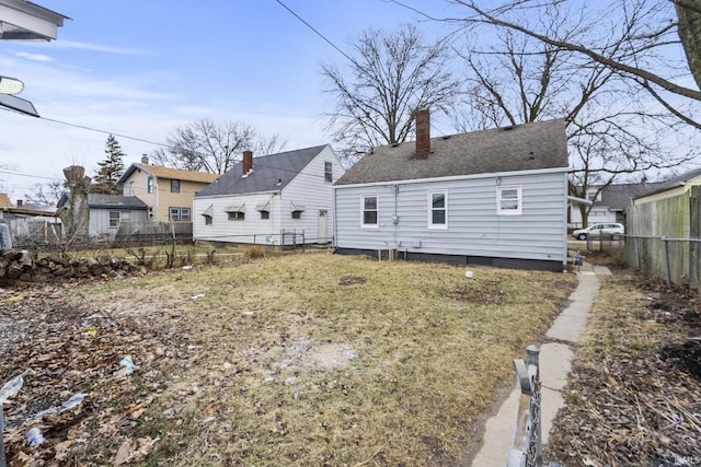 view of back of property