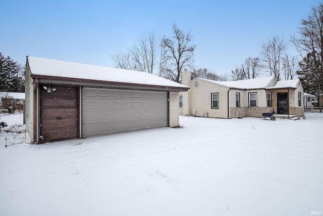 ranch-style house with a garage