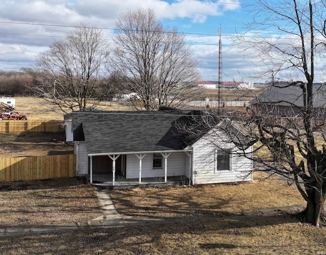 view of front of home