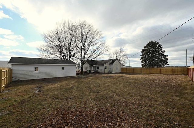 view of yard