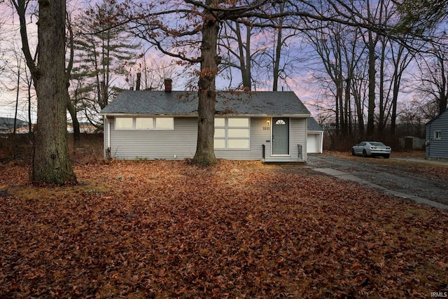 ranch-style house with a garage