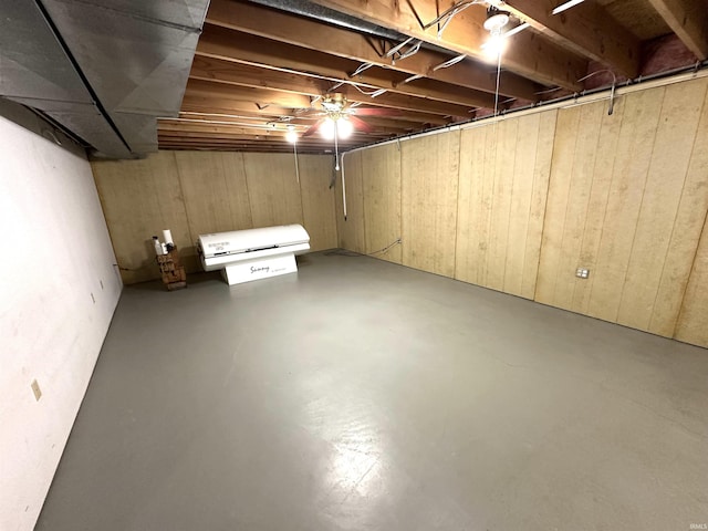 view of basement