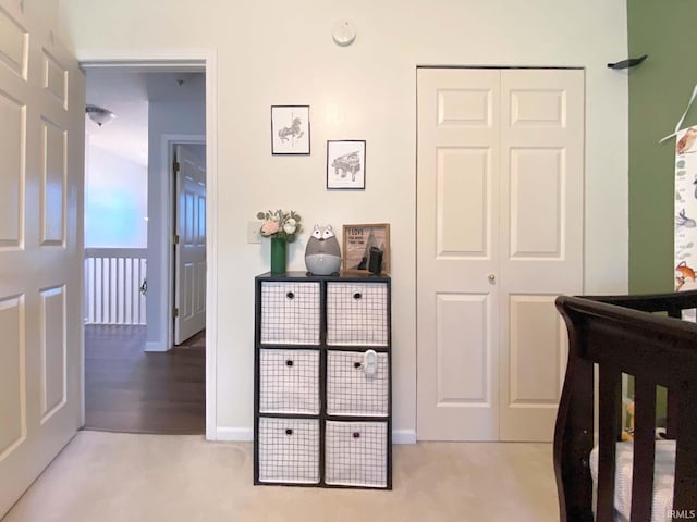 bedroom with a closet