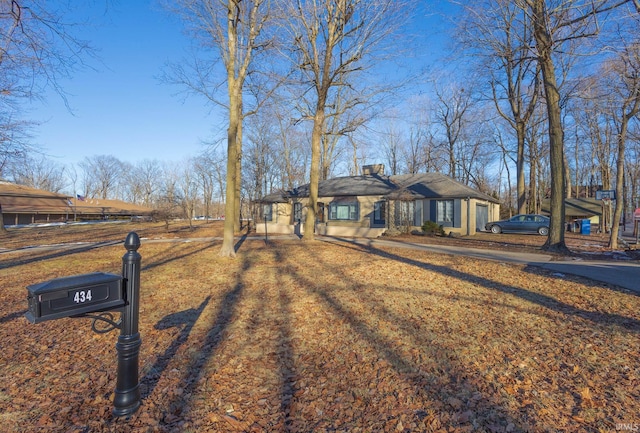 view of front of property