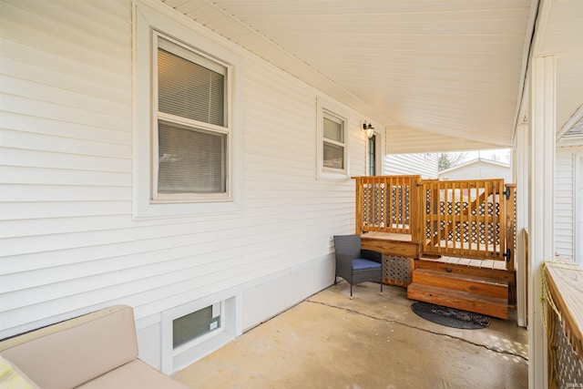 view of patio