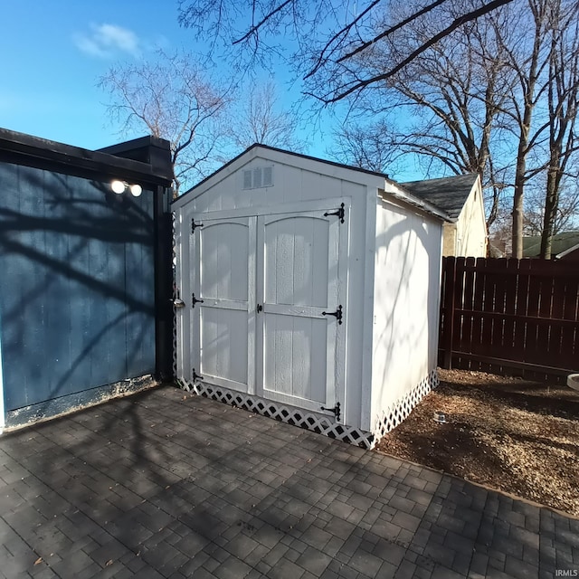 view of outbuilding