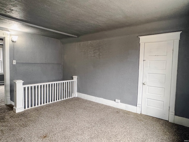 interior space featuring carpet flooring