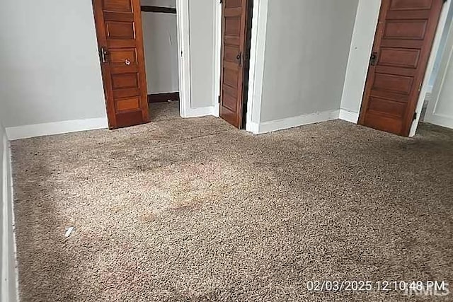 unfurnished bedroom with a closet