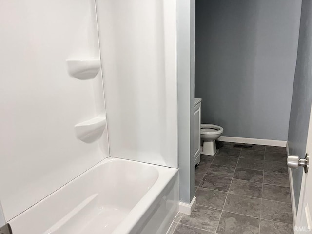 bathroom featuring toilet