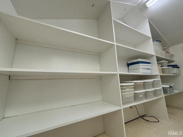 view of pantry