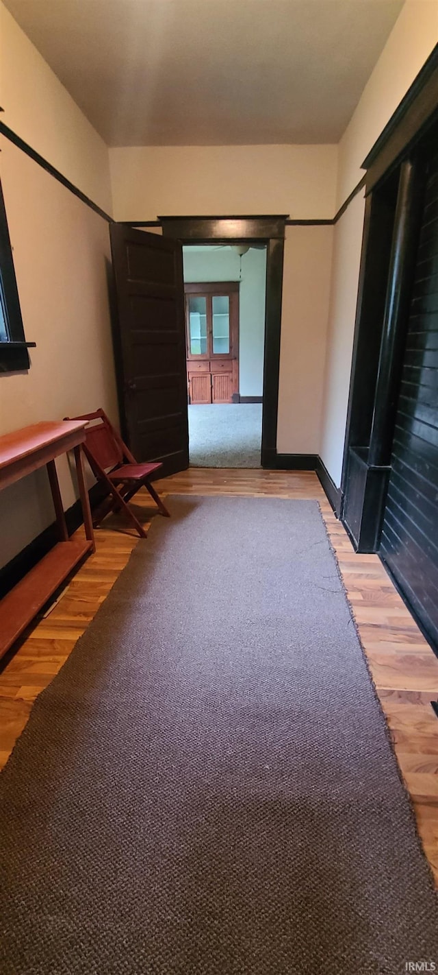 unfurnished room featuring hardwood / wood-style floors