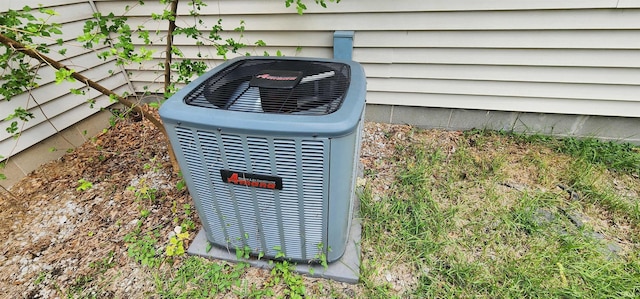 exterior details with central AC unit