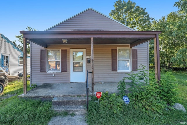 view of front of house with covered porch