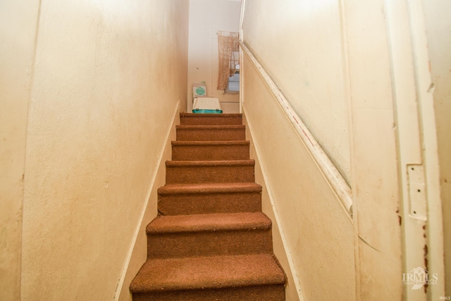 view of staircase