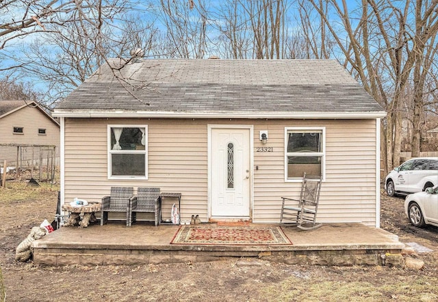 view of front of house featuring a patio