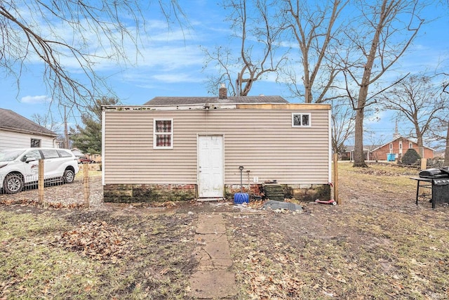 view of rear view of property