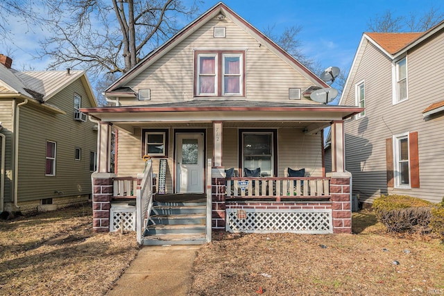 view of front of house with a porch