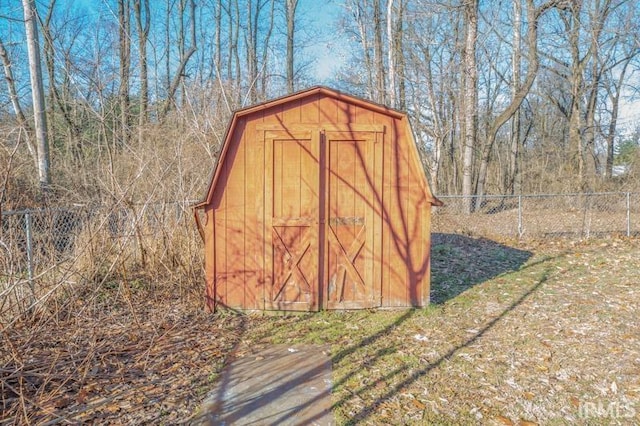 view of outdoor structure