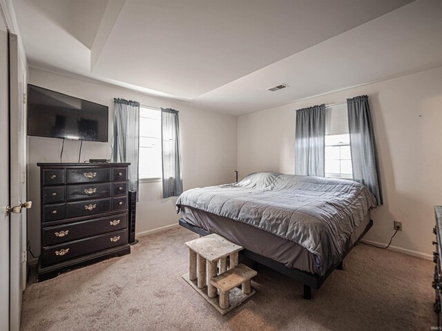 bedroom featuring carpet floors