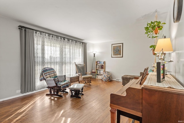 interior space featuring hardwood / wood-style floors