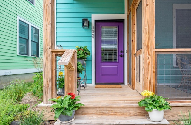 view of entrance to property