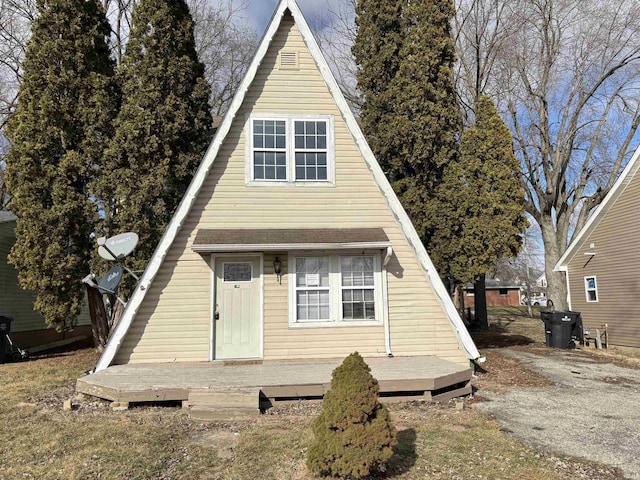 view of front of home