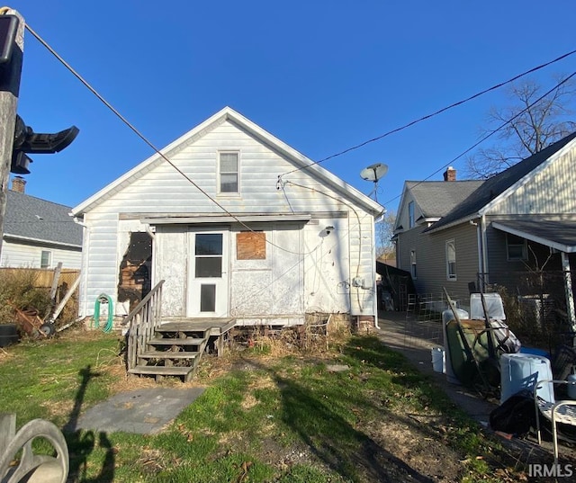 view of rear view of property