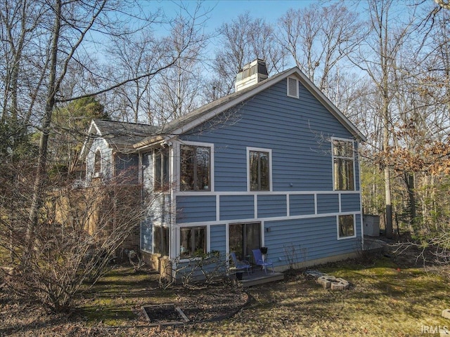 view of back of property