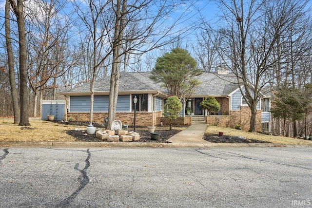 view of ranch-style house