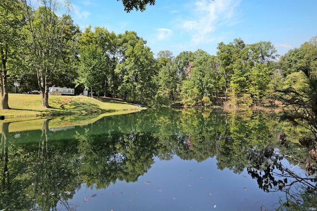 view of water feature