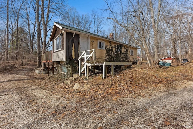 view of front of home