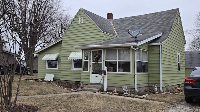 view of bungalow-style house