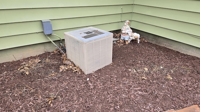 exterior details with ac unit