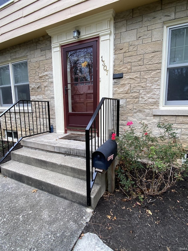 view of entrance to property