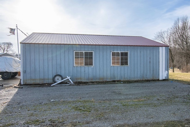 view of outbuilding