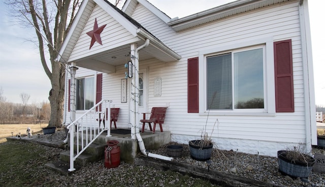 view of front of property