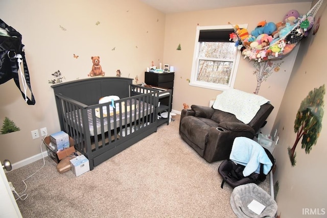 bedroom with carpet flooring