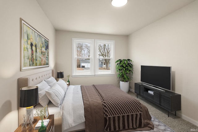 bedroom with carpet flooring