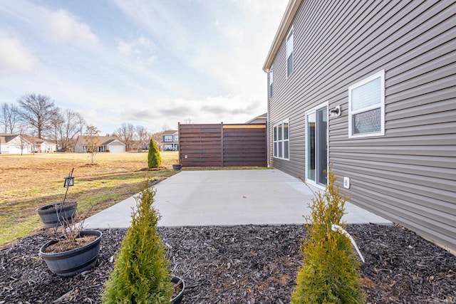 view of yard with a patio