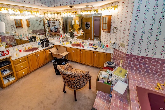 bathroom featuring sink