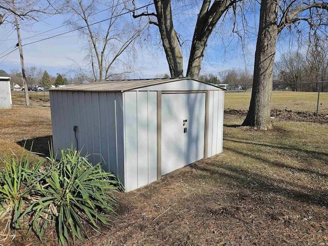 view of outbuilding