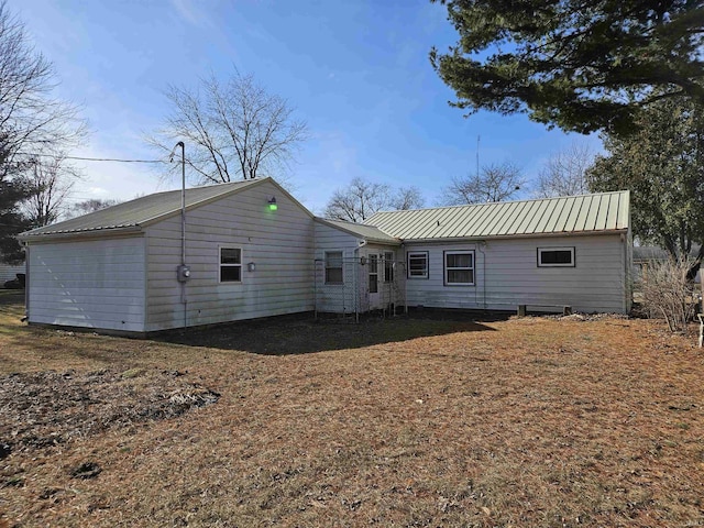 view of back of property