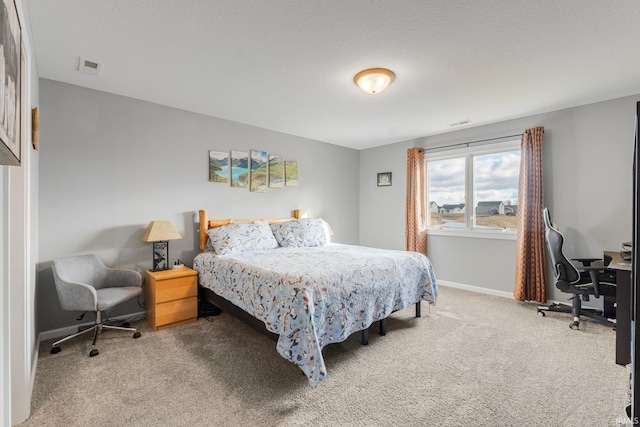 bedroom featuring carpet flooring