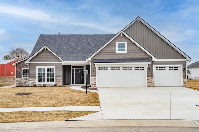 view of craftsman inspired home