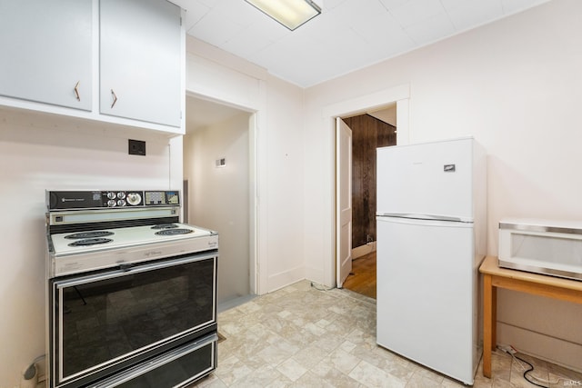 kitchen with white appliances