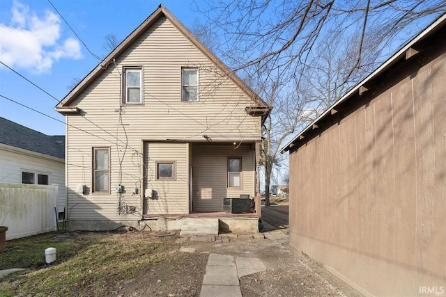 view of rear view of house